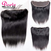 13x4 Lace Frontal Straight Closure Ear To Ear HD Lace Closure 100 Remy Human Hair Natural Black 180 Density13x4 Straight