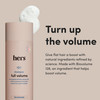 hers Full Volume Shampoo Rice Protein Biotin Formula Fine Hair Root Lift Daily Shampoo Volumizing Hair Care Coastal Ceda
