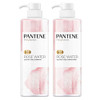 Pantene Sulfate Free Shampoo and Conditioner Set Rose Water Soothing and Moisturizing Infused with Vitamin B5 for all Ha
