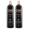 CHI Brand Luxury Black Seed Oil Blend Gentle Cleansing Shampoo Moisture Replenish Conditioner 12 Fl Oz Each pack Of 2