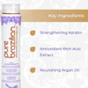 Pure Brazilian Always Blonde Shampoo with Keratin Acai Argan Oil Purple Shampoo for ColorTreated Hair SulfateFree 135 Fl