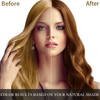 COSMTEK MOKERU Coconut Dark Brown Hair Dye Shampoo for Gray Hair SemiPermanent Color Women and Men Fast Acting Long Last