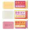 BRIXY Balancing Shampoo and Conditioner Bar Set with Moisturizing Body Wash Bar Controls Oil Hydrates Strands Removes Bu