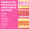 BRIXY Balancing Shampoo and Conditioner Bar Set with Moisturizing Body Wash Bar Controls Oil Hydrates Strands Removes Bu