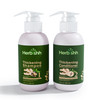 Herbishh Ginger Extract Thickening Shampoo and Hair Conditioner for Hair Thickening Suitable for All Type Hair Sulphates