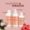 SheaMoisture Moisturize and Define Shampoo Conditioner and Styling Milk for Curly Hair Care Coconut and Hibiscus with Sh