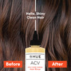 dpHUE Apple Cider Vinegar Hair Rinse 85 oz Shampoo Alternative Scalp Cleanser Post Workout Rinse Removes Buildup Sweat P