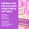 BRIXY Balancing Shampoo and Conditioner Bar Set Controls Oil And Hydrates Strands All Hair Types pH Balance Color Safe R