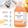 MODA Moisturizing Shampoo for All Hair Types Honey Almond 128 Oz Professional Deeply Cleanses and Conditions Strengthens