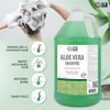 MODA Moisturizing Shampoo for All Hair Types Aloe Vera 128 Oz Professional Deeply Cleanses and Conditions Strengthens Re