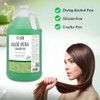MODA Moisturizing Shampoo for All Hair Types Aloe Vera 128 Oz Professional Deeply Cleanses and Conditions Strengthens Re
