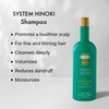 Hayashi System Hinoki Shampoo 338 Oz 1000 ml Health and Beauty by Hayashi