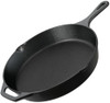 Utopia Kitchen Cast Iron Skillets 12 Inch Chefs Pan PreSeasoned Frying Pan Stovetop Oven Campfire and Grill Large Skille
