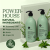 Luseta Rosemary Mint Strengthening Shampoo and Conditioner Set Nourish Smooth Damaged Hair Thickening Shampoo for Thinni