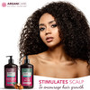 Arganicare Keratin Shampoo and Conditioner Set for Hair Thickening and Strengthening Moisturizing Hair Treatment Enriche