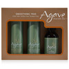 Agave Smoothing Haircare Trio with Shampoo Conditioner Healing Oil Treatment Hydrating Frizz Control 3 fl oz2 fl oz