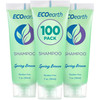 EcoEarth Travel Size Hotel Shampoo 1 fl oz 100 Pack Spring Breeze Delight Your Guests with Revitalizing Refreshing Hair