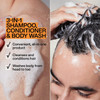 Redken Brews 3In1 Mens Shampoo Conditioner and Body Wash MultiPurpose Hair Body Cleanser For Men Moisturizes Hydrates Al
