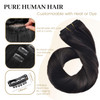Jiameisi Clip In Hair Extensions Real Human Hair Remy Human Hair Clip In Extensions Clip Ins For Women Straight Human Ha