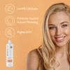 BosRevive Nourishing Shampoo for Thinning Hair Color Safe DHT Blocker SulfateFree Vegan Formula with Biotin Saw Palmetto