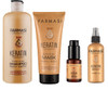 FARMASi Keratin Therapy Hair Care Set Repairing Shampoo 122 fl oz Hair Mask 67 fl oz LeaveIn Serum 1 fl oz Repair Spray