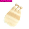 Blonde Human Hair Bundles Sew in Hair Extensions Real Human Hair 613 Blonde Weft Hair Weave Bundles Weft Hair Extensions