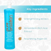Pure Brazilian AntiFrizz Daily Shampoo SaltFree Color Safe with Keratin Argan Oil Acai for Prolonged Treatment Smooth Ha