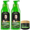 Combo Pack 2pcs Herbishh Hair Color Shampoo 1pc Argan Intense Hair Mask Longlasting Gray Hair Dye 500ml Stimulates Dry F