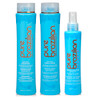 Pure Brazilian 3Piece Daily Essentials Kit AntiFrizz Shampoo Conditioner Miracle LeaveIn Conditioner with Keratin Cocoa