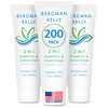 BERGMAN KELLY Travel Size 2 in 1 Shampoo Conditioner 1 fl oz 200 PK White Tea Delight Your Guests wRevitalizing Refreshi