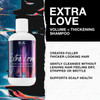 IGK EXTRA LOVE Volume Thickening Shampoo Liter Lightweight Supports Scalp Balance Oil Vegan Cruelty Free 338 Oz