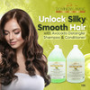 Dominican Magic Avocado Detangler Shampoo Conditioner 1Gallon Duo Set Deep Moisture Strength for All Hair Types TangleFr