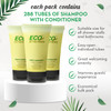 ECO Amenities Conditioning Shampoo Travel Size Shampoo and Conditioner Sets Mini Shampoo Conditioner Sets 2 in 1 Shampoo