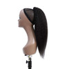 Drawstring Ponytail Extension Human Hair Afro Kinky Straight for Black Women Yaki Brazilian Remy Hair Extensions 16 Inch