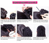 Drawstring Ponytail Extension Human Hair Afro Kinky Straight for Black Women Yaki Brazilian Remy Hair Extensions 16 Inch