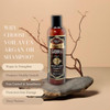 VoilaVe Moroccan Argan Oil Shampoo SulfateFree Shampoo for Hair Growth Hydrating Repairing Shampoo for Dry Damaged Curly