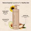 MOEHAIR Protein Infused Shampoo AntiFrizz Moisturizing Strengthening Shampoo for All Hair Types With Proteins Natural Oi