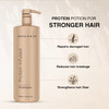 MOEHAIR Protein Infused Shampoo AntiFrizz Moisturizing Strengthening Shampoo for All Hair Types With Proteins Natural Oi