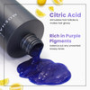 MOEHAIR Color Vibrant Silver Shampoo Enhances Silver Purple Tones Removes Orange Tones Neutralizes Brassiness Paraben Su