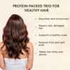 MOEHAIR Travel Kit Protein Infused Shampoo and Conditioner Set with Frizz Control Travel Size 34 Fl Oz Shampoo Condition
