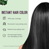 Fvquhvo Black Hair Dye Shampoo Hair Color Shampoo for Gray Hair Instant Black Hair Shampoo Champu Para Canas Shampoo Hai