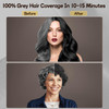 BOJICA Black Hair Dye Shampoo 3 in 1 for Gray Hair Hair Color shampoo for Women Natural Shampoo Hair Dye100 Grey Hair Co
