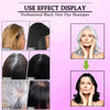 Black Hair Dye Shampoo Instant 3 in 1 for Gray Hair Coverage Herbal Formula SemiPermanent Hair Color in 10 Minutes Lasts