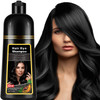 lymznus Instant Black Hair Dye Shampoo 3 in 1 for Men Women Herbal Hair Color Shampoo for Gray Hair Coverage Natural Cha