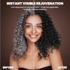 BELEZALIB Instant Black Hair Dye Shampoo for Women Man Hair Color Shampoo for Gray Hair 100 Gray Coverage Natural Plant