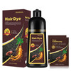 Fvquhvo Instant Black Hair Shampoo Hair Color Shampoo for Gray Hair Black Hair Dye Shampoo 3 in 1 Shampoo Hair Dye Champ