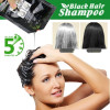 Yuolita 10 PCS Hair Dye Shampoo for Men Women Black Natural Hair Instant Hair Dye Lasts 30 Days Great Choice for Woman M