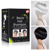 Yuolita 10 PCS Hair Dye Shampoo for Men Women Black Natural Hair Instant Hair Dye Lasts 30 Days Great Choice for Woman M