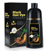 cosmpro Black Hair Dye Shampoo 3 in 1 Champu Para Canas for Gray Hair Coverage Natural Herbal Black Hair Color Shampoo f