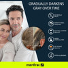 MENFIRST Gray Hair Darkening Shampoo Gradual Hair Color for Gray Coverage Hypoallergenic ChemicalFree Dark Shades